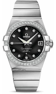 Omega Constellation Chronometer 38 mm Brushed White Gold watches