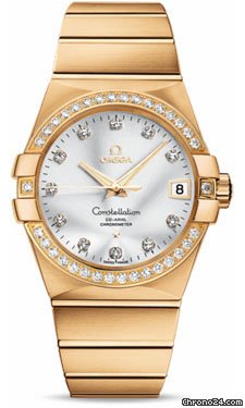 Omega Constellation Chronometer 38 mm Brushed Yellow Gold watches