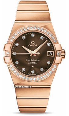 Omega Constellation Chronometer 38 mm Brushed Red Gold watches