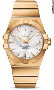 Omega Constellation Chronometer 38 mm Brushed Yellow Gold watches