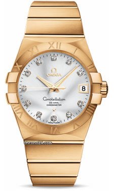 Omega Constellation Chronometer 38 mm Brushed Yellow Gold watches