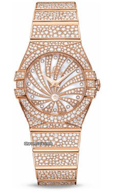 Omega Constellation Luxury Edition 24 mm Red Gold watches
