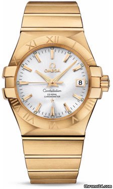 Omega Constellation Chronometer 35 mm Brushed Yellow Gold watches