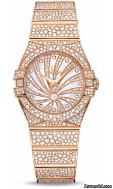 Omega Constellation Luxury Edition 27 mm Red Gold watches