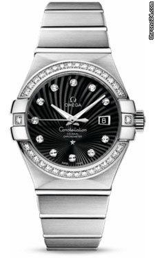 Omega Constellation Chronometer 31 mm Brushed White Gold watches