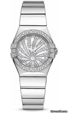 Omega Constellation Luxury Edition 24 mm White Gold watches