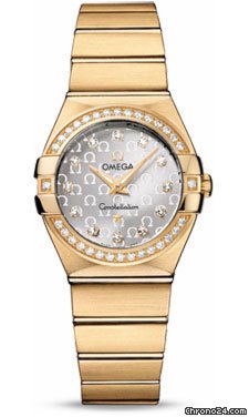 Omega Constellation Quartz 27 mm Brushed Yellow Gold watches