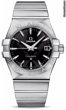 Omega Constellation Quartz 35 mm Brushed Stainless Steel watches