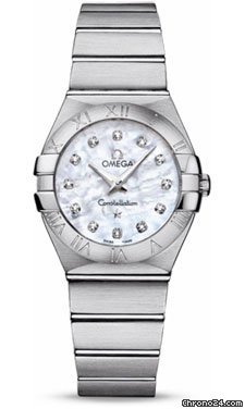 Omega Constellation Quartz 27 mm Brushed Stainless Steel watches