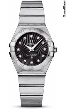 Omega Constellation Quartz 27 mm Brushed Stainless Steel watches