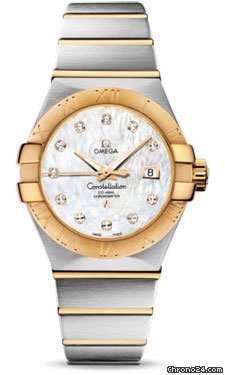 Omega Constellation Chronometer 31 mm Brushed Steel and Yellow Gold watches