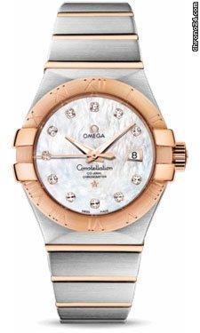 Omega Constellation Chronometer 31 mm Brushed Steel and Red Gold watches
