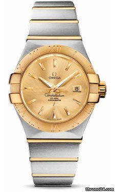 Omega Constellation Chronometer 31 mm Brushed Steel and Yellow Gold watches