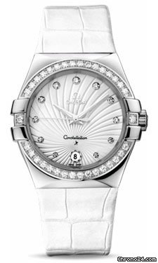 Omega Constellation Chronometer 35 mm Brushed Stainless Steel watches