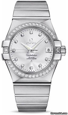 Omega Constellation Chronometer 35 mm Brushed Stainless Steel watches
