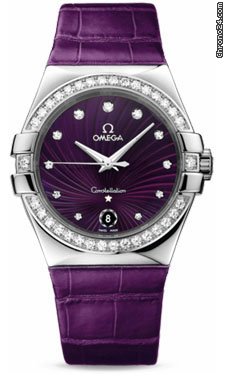 Omega Constellation Quartz 35 mm Brushed Stainless Steel watches