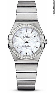 Omega Constellation Quartz 27 mm Brushed Stainless Steel watches
