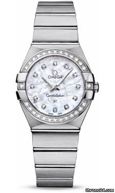 Omega Constellation Quartz 27 mm Brushed Stainless Steel watches