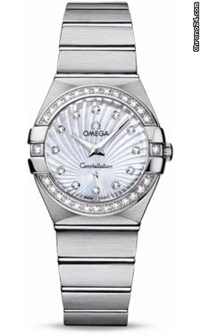 Omega Constellation Quartz 27 mm Brushed Stainless Steel watches