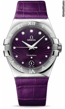 Omega Constellation Quartz 35 mm Brushed Stainless Steel watches