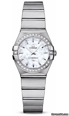 Omega Constellation Quartz 24 mm Brushed Stainless Steel watches