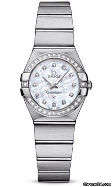 Omega Constellation Quartz 24 mm Brushed Stainless Steel watches