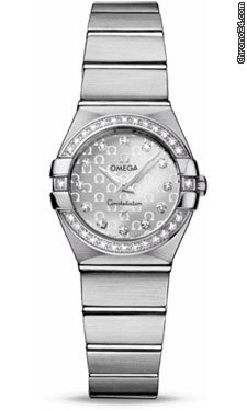 Omega Constellation Quartz 24 mm Brushed Stainless Steel watches