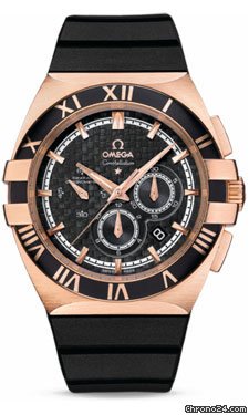 Omega Constellation Double Eagle Chrono Red Gold watches