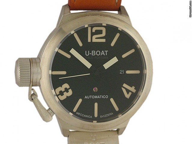 U-Boat Italo Fontana Classico Nero Silber 45mm watches