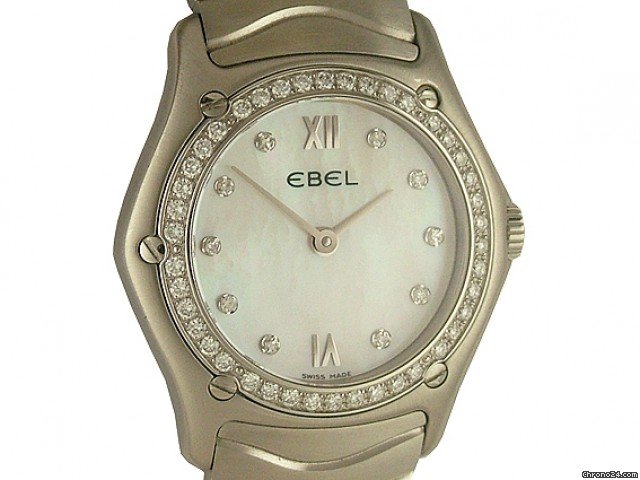 Ebel Classic Lady Stahl Diamond Perlmutt 27mm watches