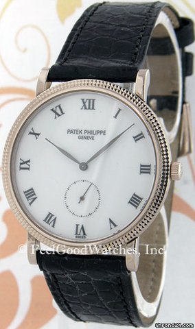 Patek Philippe 3919G Calatrava, White Gold watches