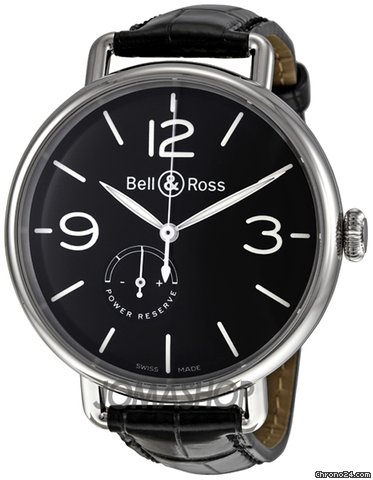 Bell & Ross Reserve De Marche Automatic Black Leather Mens Watch BRWW197BLST watches