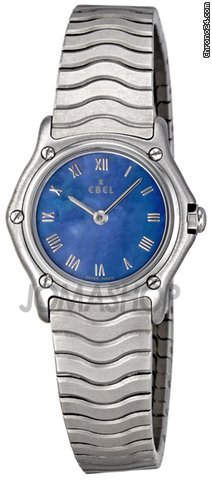 Ebel Sport Classic Grey Mother of Pearl Steel Ladies Watch 9157111-9325 watches
