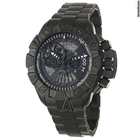 Zenith Men's Defy Xtreme Stealth Watch watches