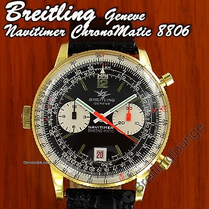Breitling Navitimer 8806 Chrono-Matic 18 Kt Gold watches