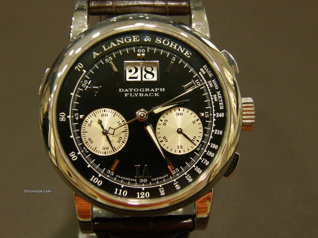 A. Lange & Sohne Datograph Flyback Platin FALTSCHLIE E / TRESORUHR watches