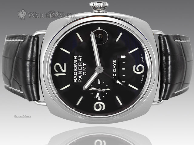 Replica Panerai PAM 235 J - Radiomir Automatic 10 Days GMT - In-House Manufaturra Movement - 45mm 18k White Gold - Special Edition 250 Pieces - Brand New In Box Watch