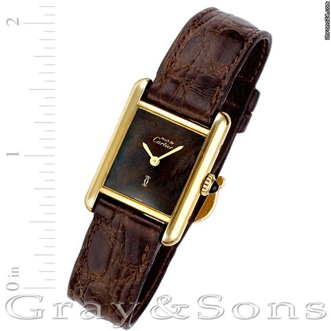 Cartier Tank Vermeil watches