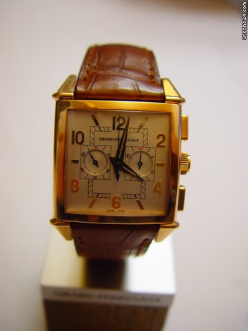 Girard Perregaux Vintage 1945, Square, chronograph watches