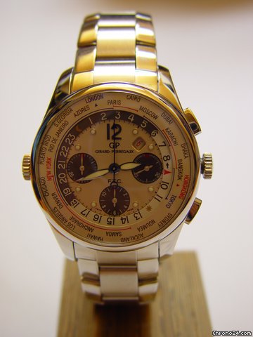 Girard Perregaux WW.TC financial time, chronograph watches