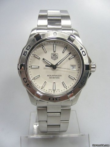 TAG Heuer Aquaracer plongee 300m complet acier cadran silver watches