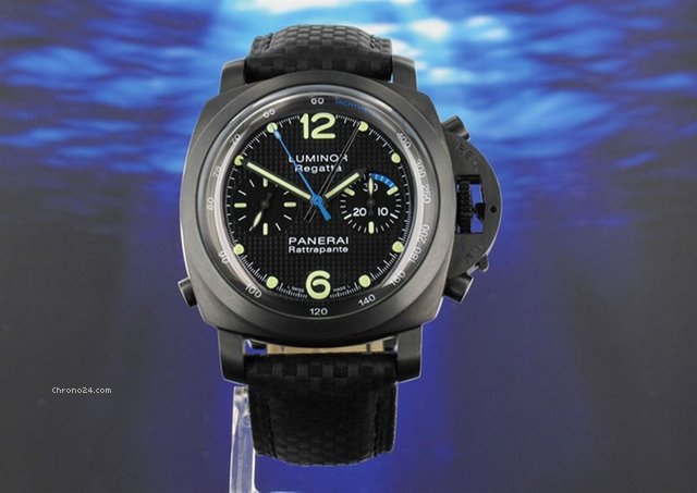 Panerai 1950 Regatta Rattrapante PVD watches