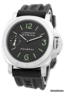 Panerai Gent's Stainless Steel PAM 111 Luminor Marina Strapwatch watches