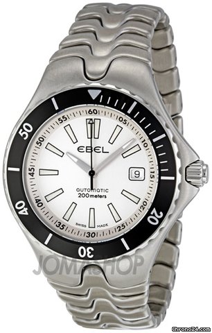 Ebel Sportwave Diver White Dial Mens Watch 1215462 watches