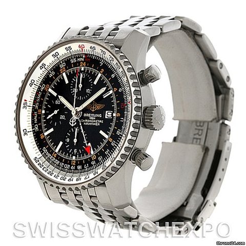 Breitling Navitimer World Chronograph Steel Watch watches