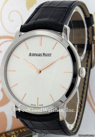 Audemars Piguet 15180BC Jules Audemars Automatic Ultra-Thin, White Gold watches
