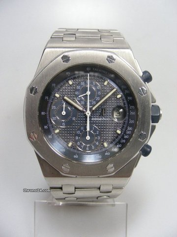 Audemars Piguet Off Shore chronographe full steel/complet acier cadran bleu/bleu dial watches