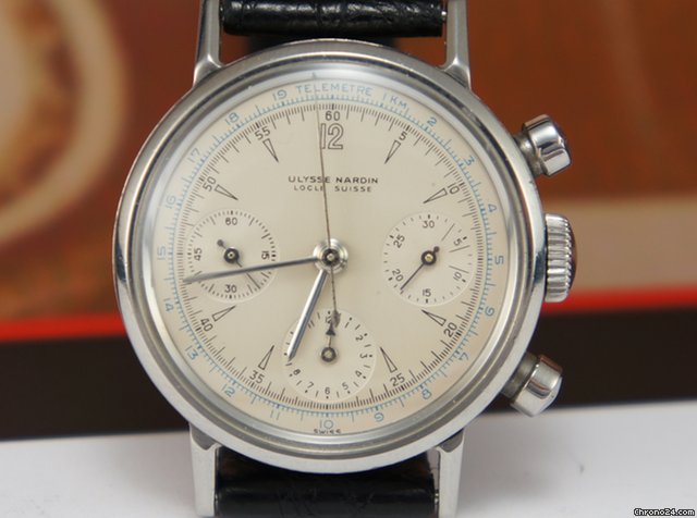 Ulysse Nardin chrono anti slide pushers rare vintage watches
