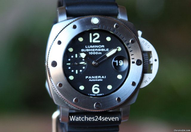 Panerai PAM 243 K Submersible 1000 meter 44 mm watches