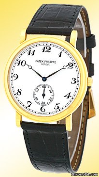 Patek Philippe Gent's 18K Yellow Gold # 5022 Officer's Calatrava watches